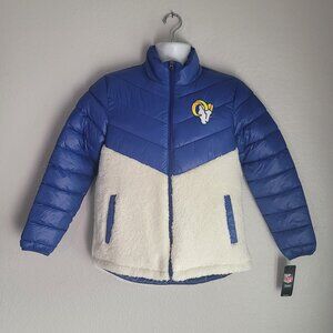 Los Angeles Rams NFL Football  Zip Up Jacket Women's Multi Sizes